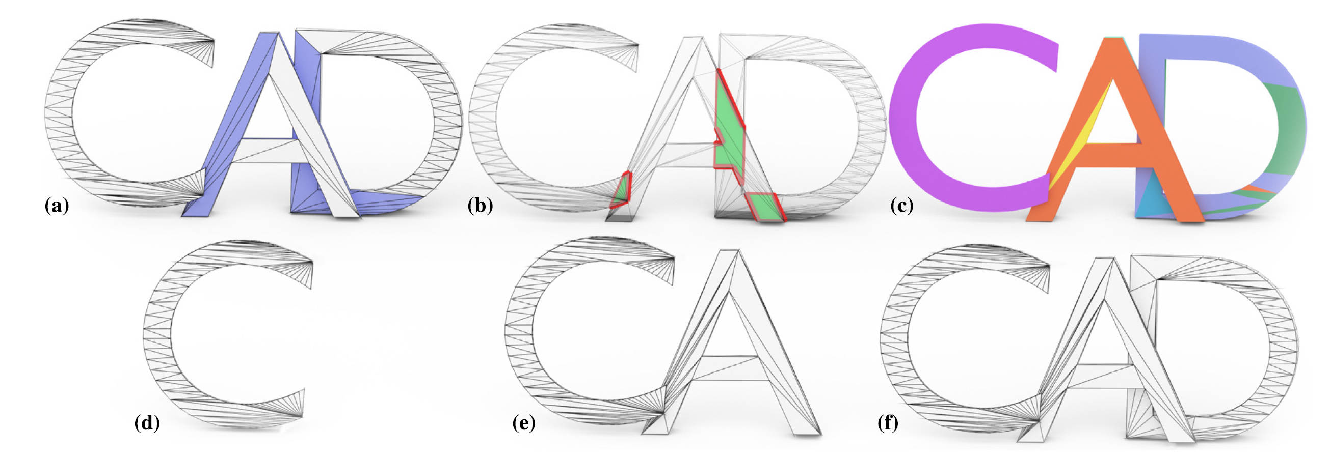Examples of topology constraints for model repair